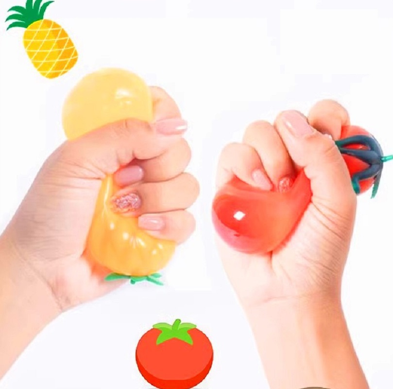TPR Decompression Fruit Egg To - đánh giá và giá Kids Toys Play Egg