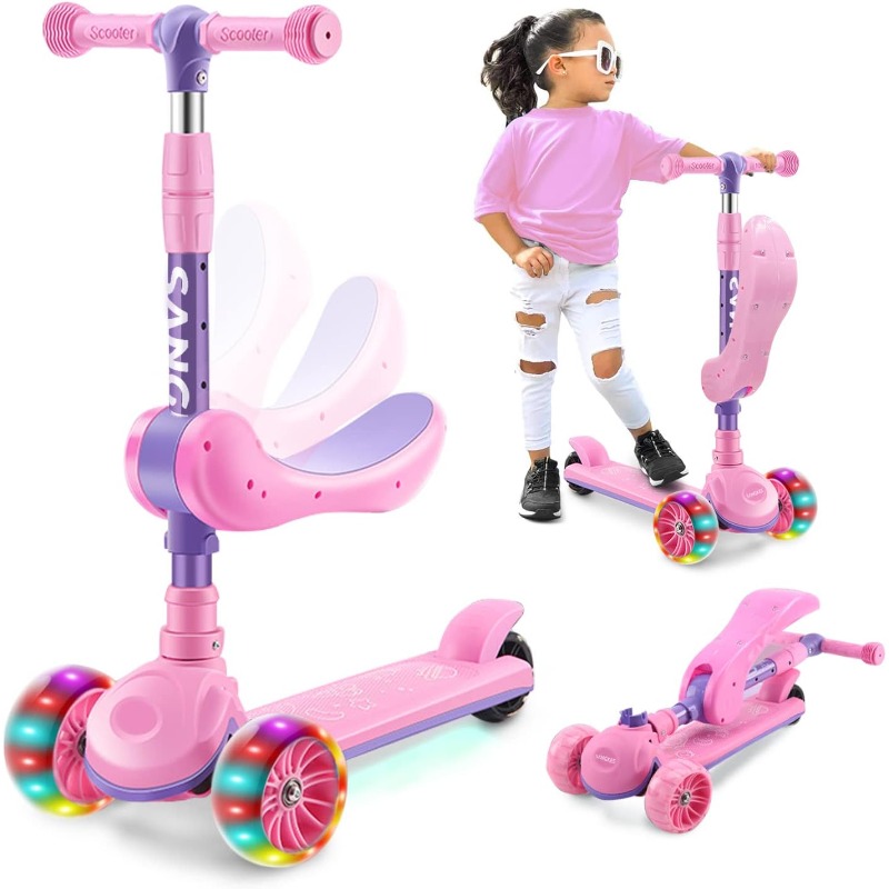 2-in-1 Kids Kick Scooter with  - đánh giá và giá Kids Toys Scooter