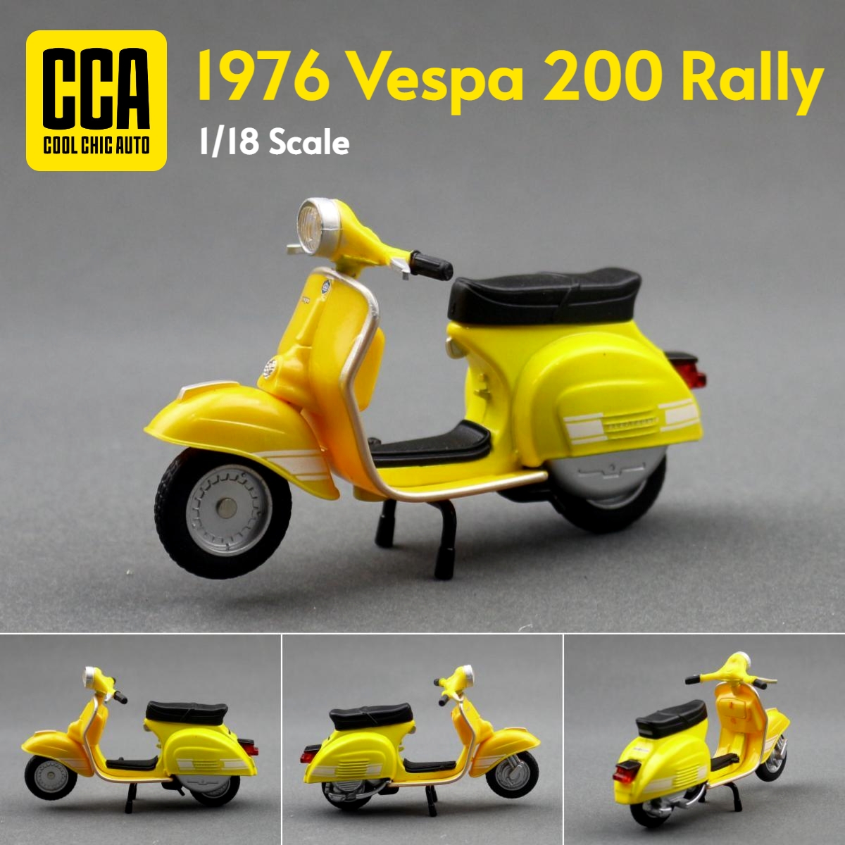 1/18 Vespa 200 Rally Electric  - đánh giá và giá Kids Toys Scooter
