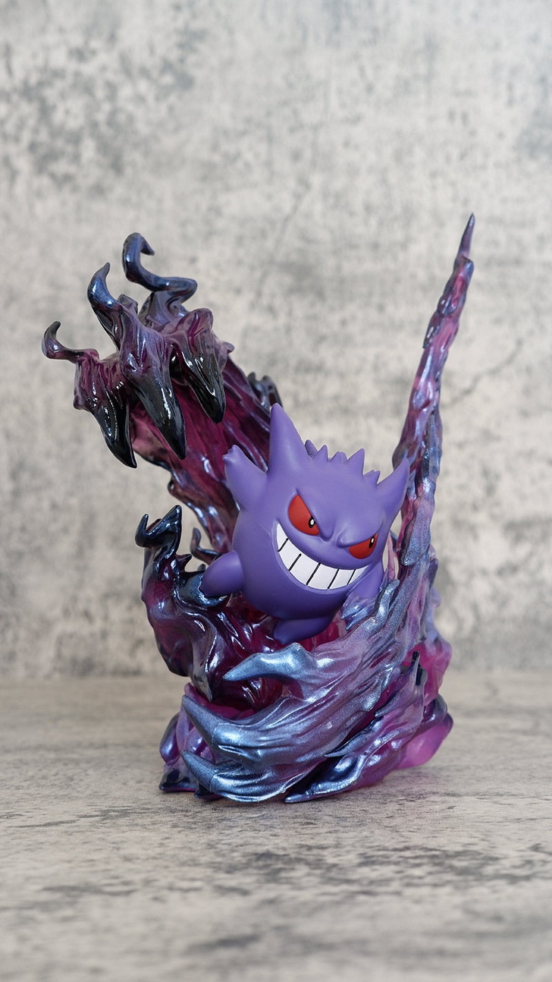 19cm Anime Pokemon Gengar Batt - đánh giá và giá Kids Toys Movie