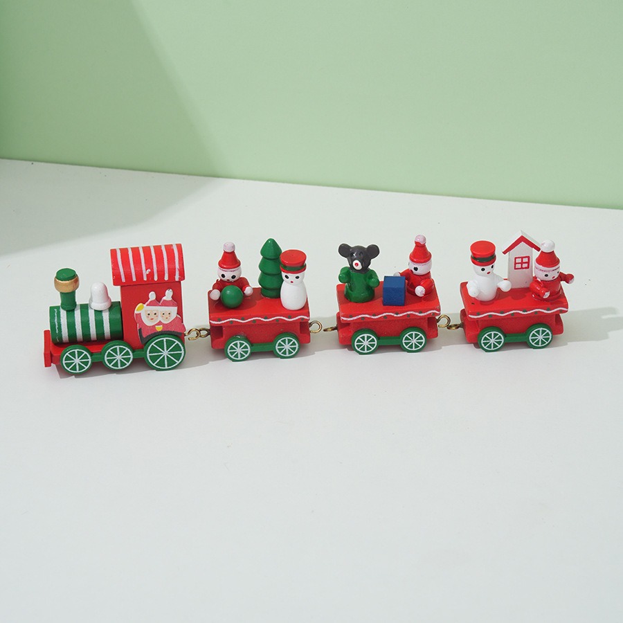 Christmas Train Painted Wooden - đánh giá và giá Top Kids Xmas Toys
