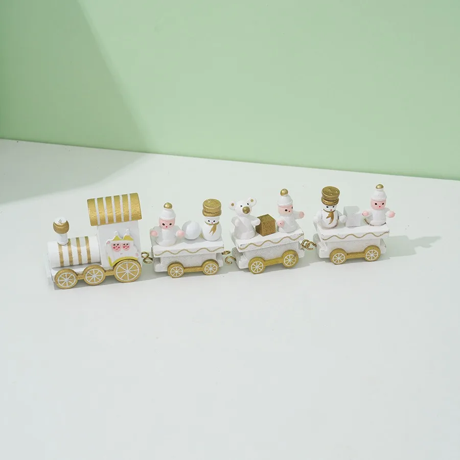 Christmas Train Painted Wooden - đánh giá và giá Top Kids Xmas Toys