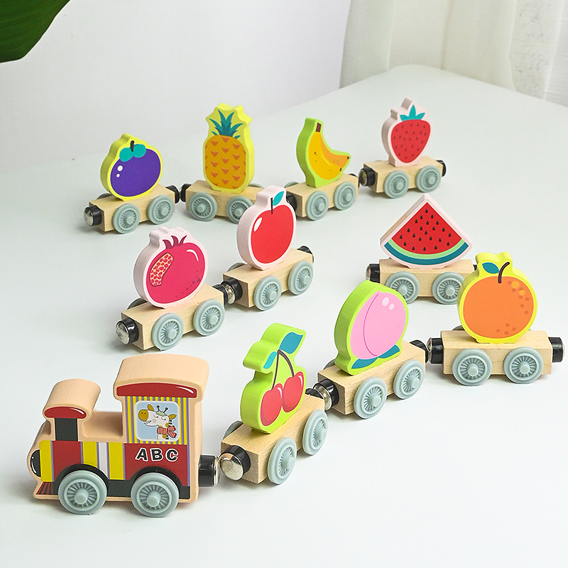 Magnetic Wooden Small Train To - đánh giá và giá Wooden Blocks Stacking