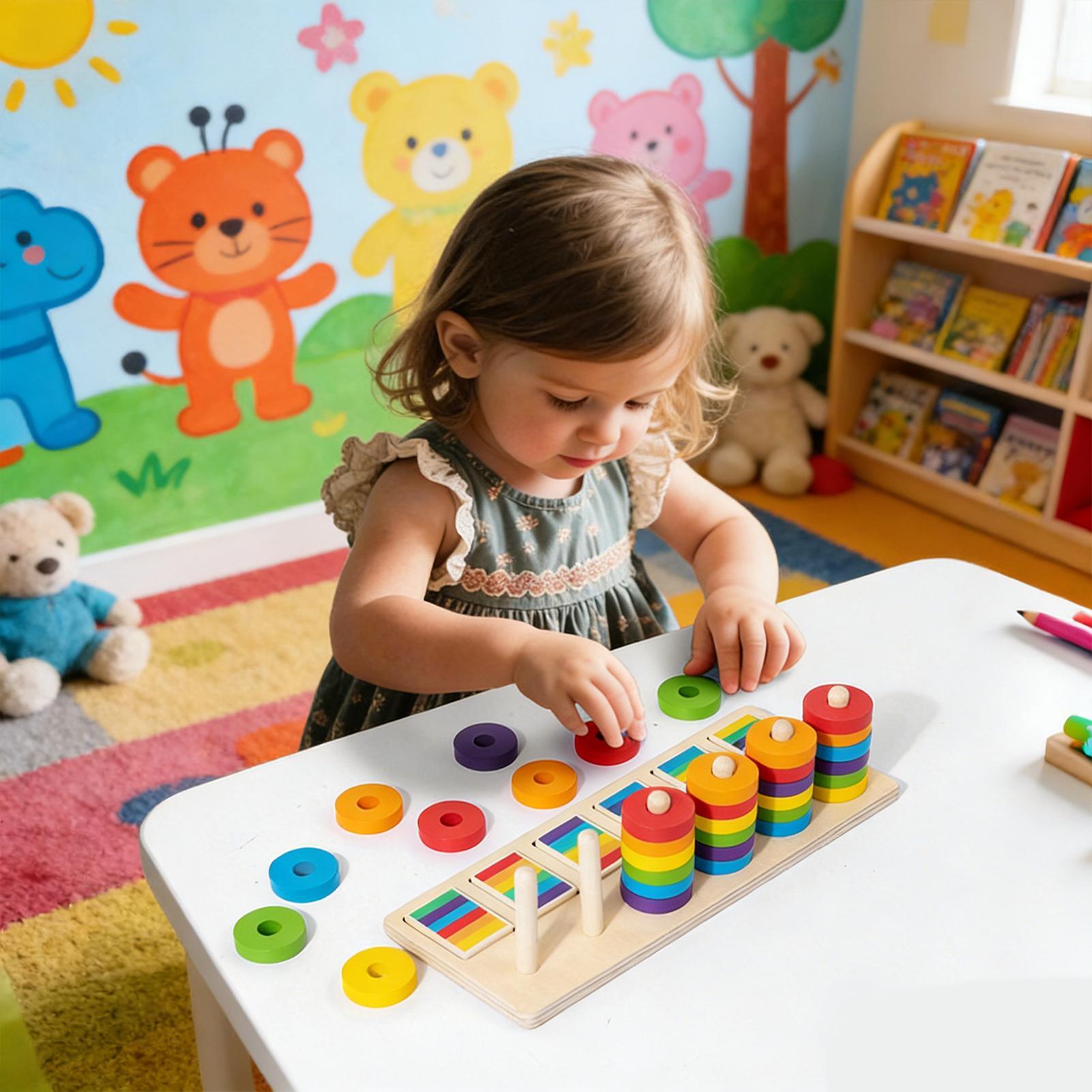 Wooden Stacking Toys Education - đánh giá và giá Wooden Blocks Stacking