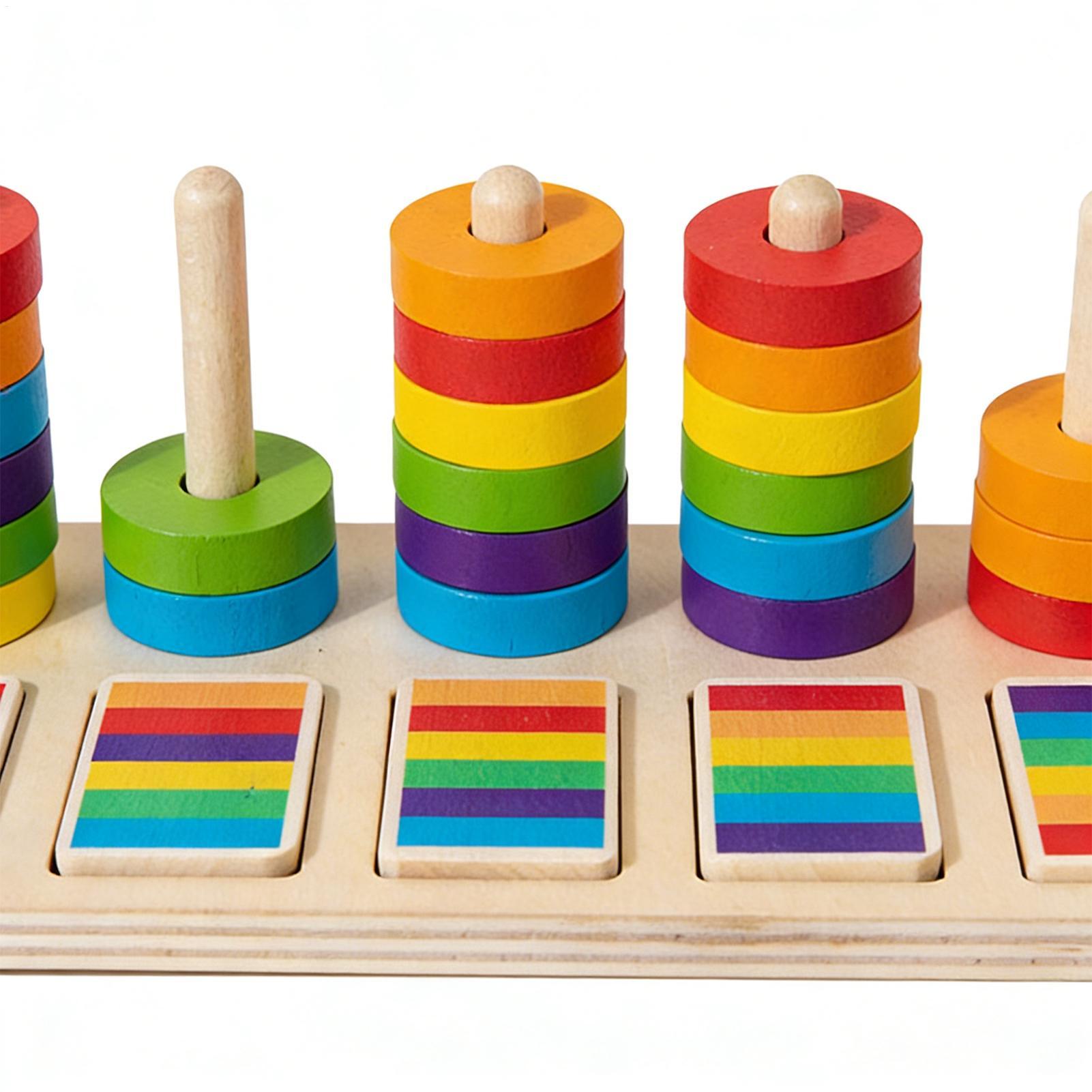 Wooden Stacking Toys Education - đánh giá và giá Wooden Blocks Stacking