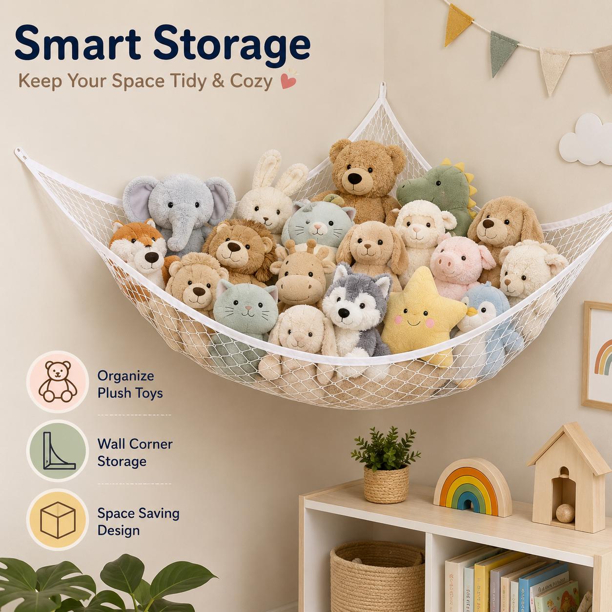 Mesh Toy Storage Hammock Hangi - đánh giá và giá Kids' Toy
