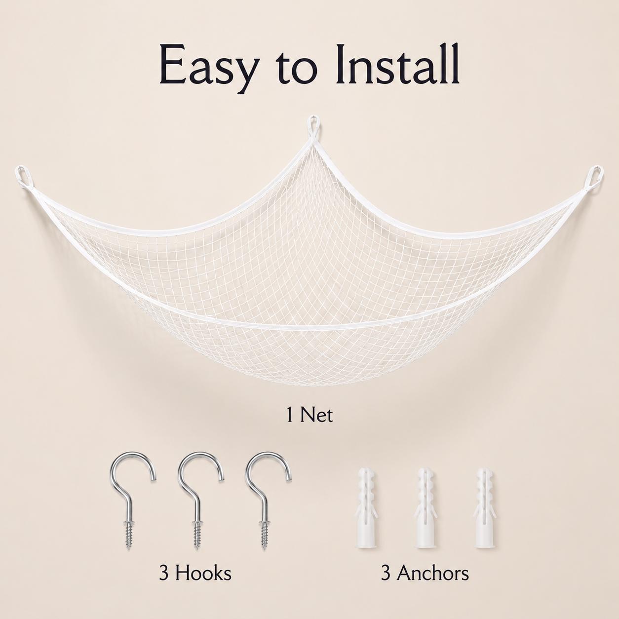 Mesh Toy Storage Hammock Hangi - đánh giá và giá Kids' Toy