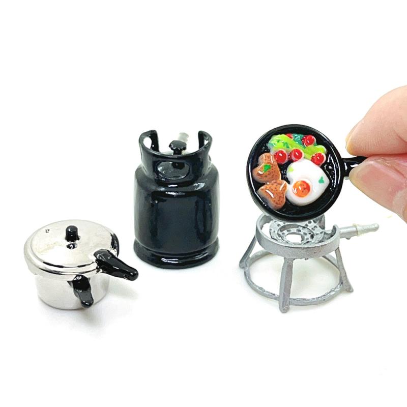 1/12 Dollhouse Kitchenware Set - đánh giá và giá Kids Toys Play Egg