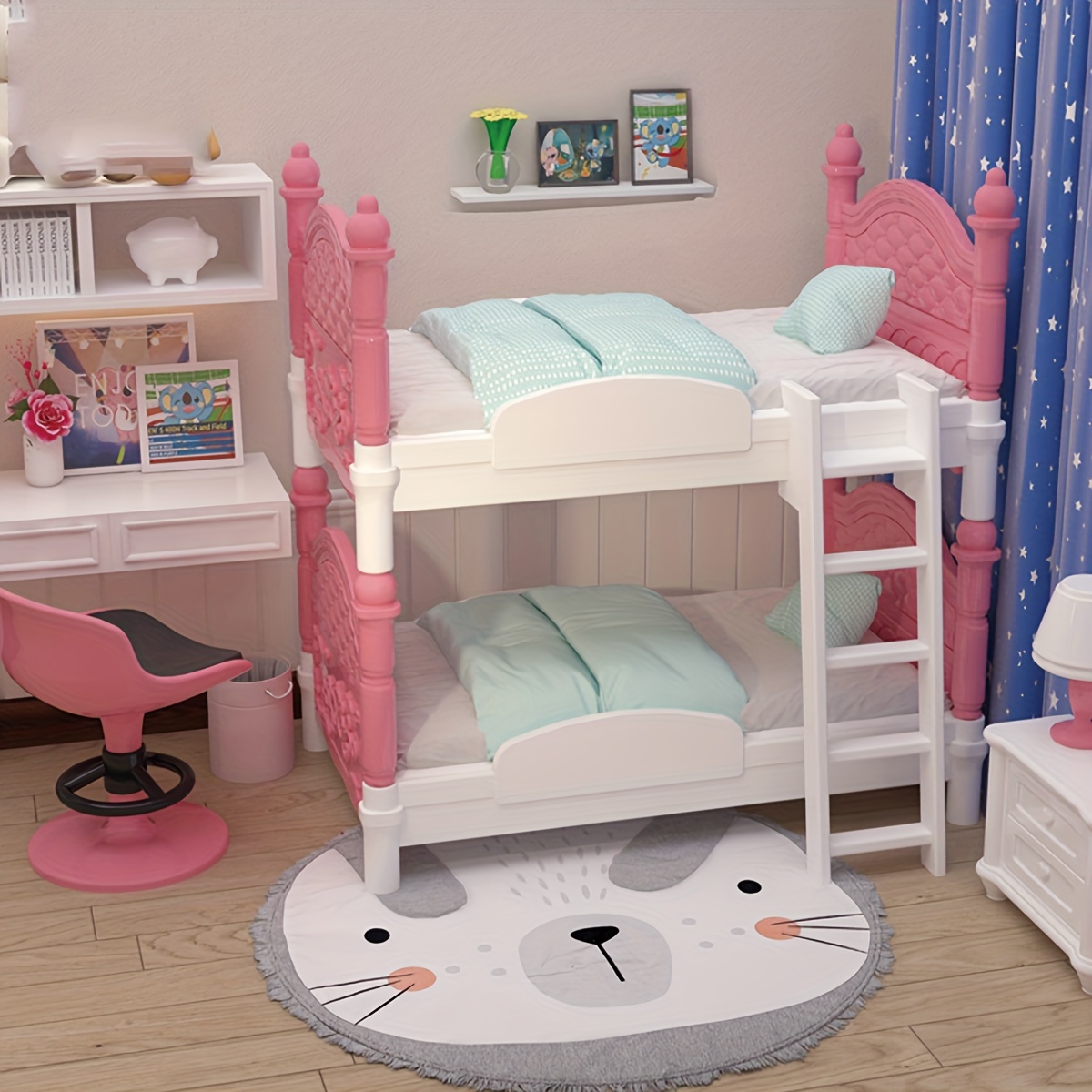 Miniature Dollhouse Double Bed - đánh giá và giá Dollhouse Furniture Set