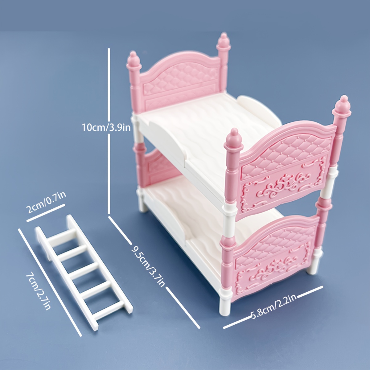 Miniature Dollhouse Double Bed - đánh giá và giá Dollhouse Furniture Set