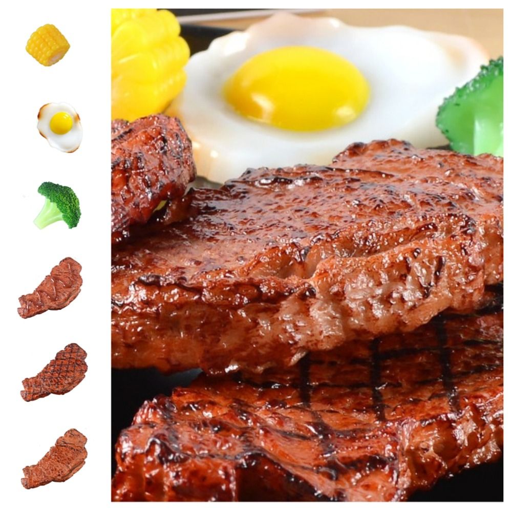 Western Food Simulation Steak  - đánh giá và giá Kids Toys Play Egg