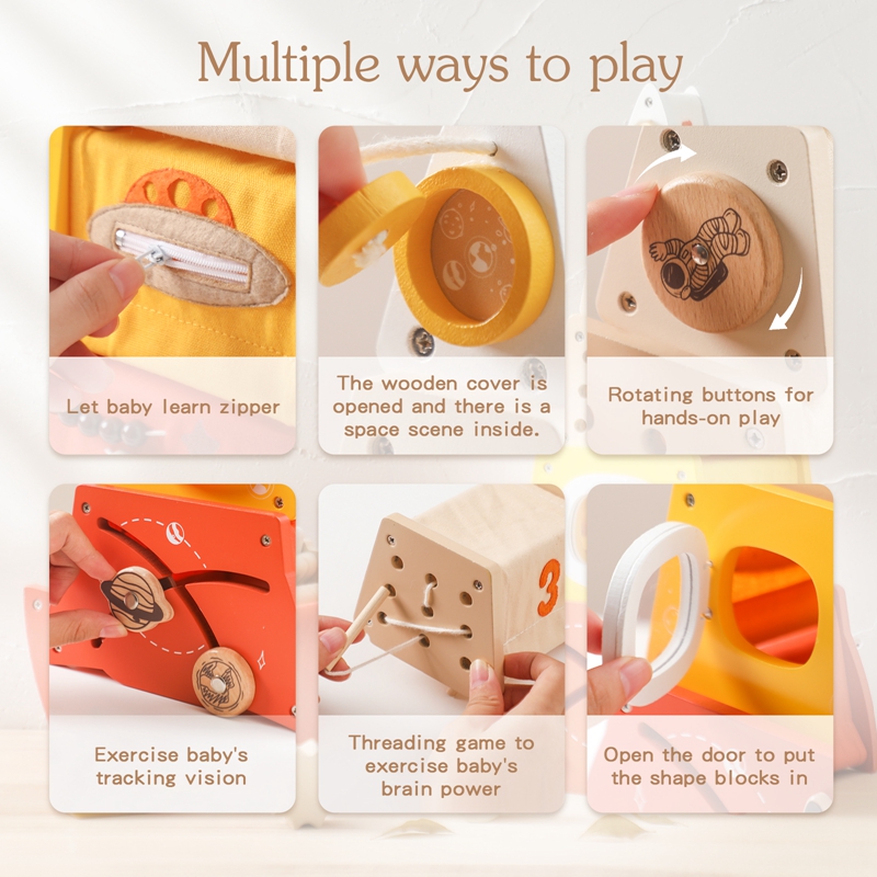 Kids Wooden Montessori Toys Th - đánh giá và giá Wooden Blocks Stacking