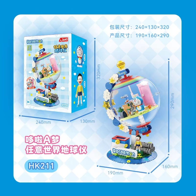 JAKI Doraemon Licensed Globe B - đánh giá và giá Lego Set Technic